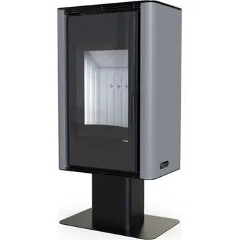 Krbová kamna Krbová kamna DEFRO HOME SOLUM TOP - šedá