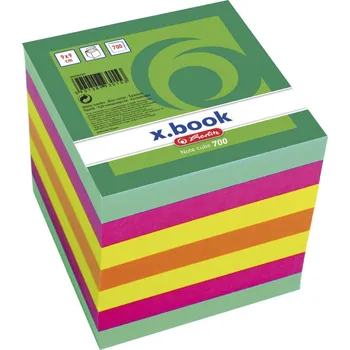 Samolepící bloček Špalíček lepený barevný mix