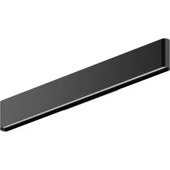 Lampička Linea Light Nástěnné svítidlo LED Satori, šířka 58,5 cm, černá, 2700 K, hliník LED 24 W celkem - Doprava zdarma