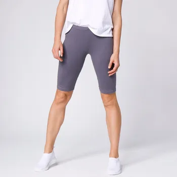 Dámské kraťasy Strečové žerzejové šortky z eco-friendly bio bavlny antracitová 38/40