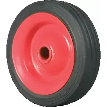 Kolo k rudlíku 100/12 mm plné, kovový disk, kluzný náboj