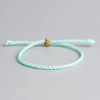 Náramek Tibetský náramek pro štěstí - SIMPLE TURQUOISE