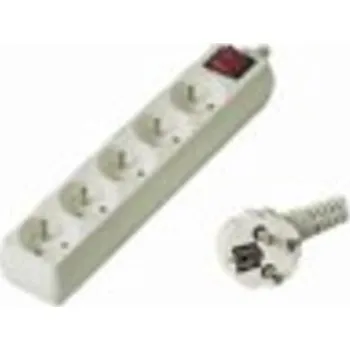 Prodlužovací kabel Kabel prodlužka PP5 220V 3m (5zás. + vypínač) POWERGARDEN PP5K-03