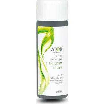 zubní pasta ATOK Bělicí zubní gel s aktivním uhlím 50ml (Bělicí zubní gel s aktivním uhlím )