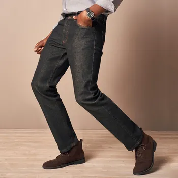 Dámské džíny Rovné džíny Whak´s s 5 kapsami, vnitřní délka nohavic 82 cm černá 48