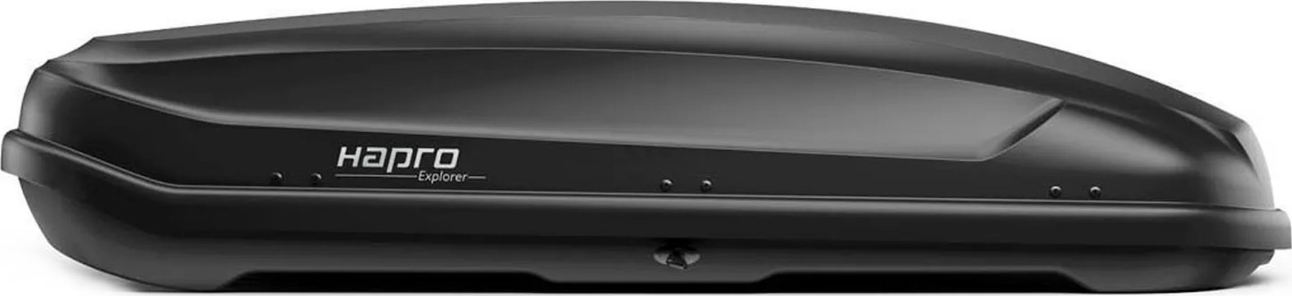 Střešní box Hapro Explorer 400 Anthracite (rozměry 192x82x42 cm, max. délka lyží 180 cm, objem 420 litrů)