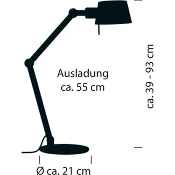 Lampička HELL Stolní lampa Medo, písková barva, výška 93 cm, E27 pískové barvy 1 x 15 W LED - Doprava zdarma