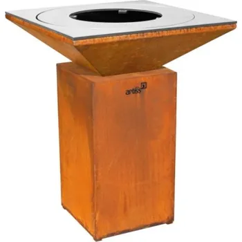 Zahradní gril ARTISS Zahradní gril G7 BASIC Corten s deskou z uhlíkové oceli