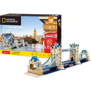 3D puzzle CubicFun 3D puzzle National Geographic: Tower Bridge 120 ks