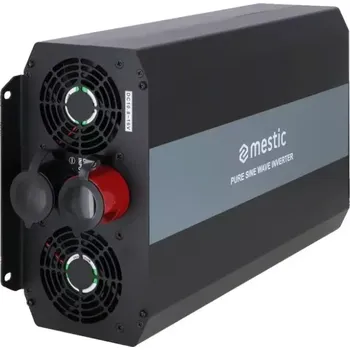 Příslušenství ke karavanu Měnič napětí Mestic 2000W čistý sinus - automatický přepínač zdroje
