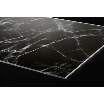 Obklad DIMEX | Plexisklo za kuchyňskou linku PGT-10060-155 | 100 x 60 cm | Černý mramor + Plexisklo za kuchyňskou linku DIMEX v rozměru 100 x 60 cm, motiv Černý mramor