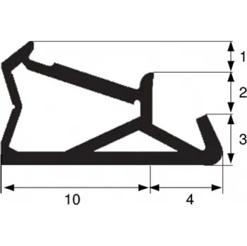 Příslušenství k oknu Těsnění DEVENTER SV 103 rustikal