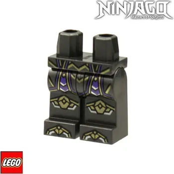 Stavebnice LEGO LEGO® Dílky na figurky LEGO Nohy potištěné NINJAGO / kovově šedé / Legs 970c00pb1400