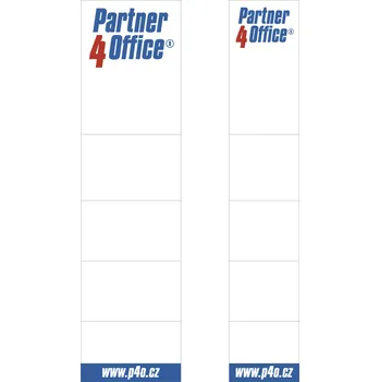 Speciální papír Štítky k pořadačům P4O 80mm zasunovací