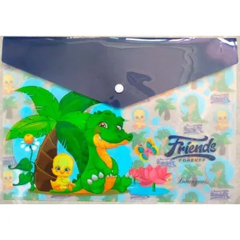 Obálka Obálka plastová s drukem A4 Friends