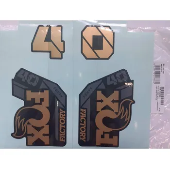 Vidlice na kolo NÁLEPKY FOX NA VIDLICI 40 SADA - F-S 2025 KASHIMA/ŠEDÉ NA ČERNOU VIDLICI