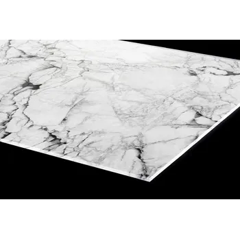 Obklad DIMEX | Plexisklo za kuchyňskou linku PGT-06040-156 | 60 cm x 40 cm | Bílý mramor + Plexisklo za kuchyňskou linku DIMEX v rozměru 60 cm x 40 cm, motiv Bílý mramor
