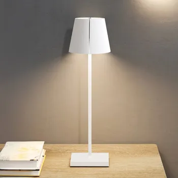 Lampička Sigor Nuindie tango LED dobíjecí stolní lampa, bílá, IP20, stmívatelná - Ø základny 10 cm LED 2,2 W celkem - Doprava zdarma