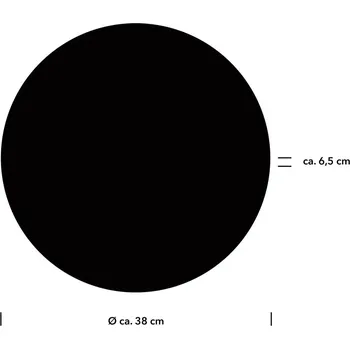 Lampička HELL Nástěnné svítidlo Aaron LED, Ø 38 cm, černé, CCT, dálkové ovládání černá LED 24 W celkem - Doprava zdarma