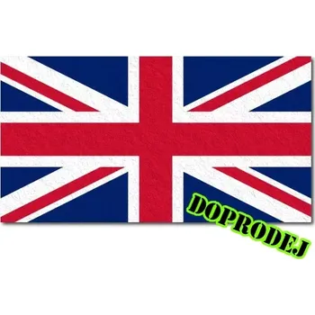 Vlajka Velká Británie tištěná vlaječka filc 6 x 3 cm - 1 ks