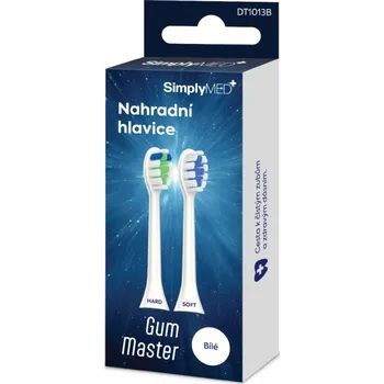 Náhradní hlavice k elektrickému kartáčku SIMPLYMED Gum Master Náhradní Hlavice k sonickému ZK DT1013B Bílý