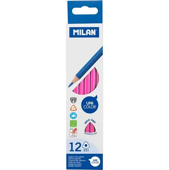 Pastelka Pastelky trojhranné MILAN 231 růžové 12 ks