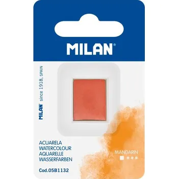 Výtvarná barva Akvarelová barva MILAN MANDARIN náplň