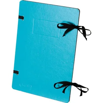 Spisové desky s ražbou a kulatými rohy tyrkysové