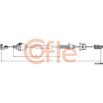 Plynové lanko COFLE Lanko plynu 110288