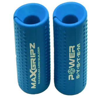 Power System Rukojeti na činku Max Gripz - modrá, L/XL