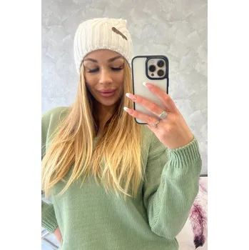 Čepice Fleecová čepice Paulina K227 bílá UNI