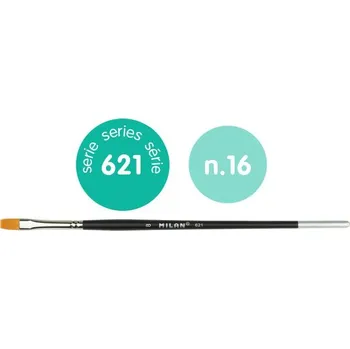 Umělecký štětec MILAN 0462116 štětec plochý 621 č.16