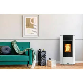 Krbová kamna Kalor Ermetic 98 Redonda model 6 - Hermetická peletová kamna teplovzdušná (Kamna při instalaci, nastavení, spuštění, proškolení a dopravy, DPH pouze 12%.)