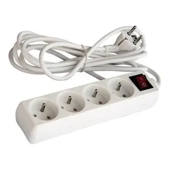 Prodlužovací kabel Přívod prodlužovací čtyřzásuvka s vypínačem