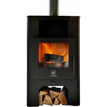 Krbová kamna Krbová kamna Woody - zelená