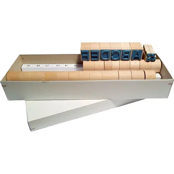 Dětské razítko Razítka dřevěná ABECEDA velikost 10mm