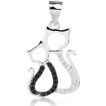 Přívěsek NUBIS® Stříbrný přívěsek kočičky - NB-4547