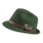 Lovecký klobouk TETRAO - s koženým páskem zelený 60