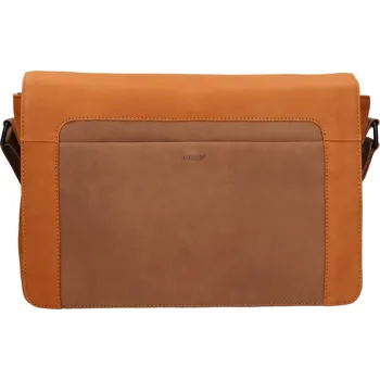 Pánská aktovka Pánská kožená taška přes rameno Lagen Jules - koňak
