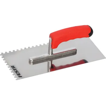 Zednické hladítko VIDRMERT hladítko nerez gum. ručka 280x130 zub 6