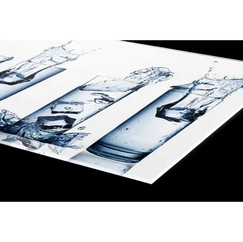 Obklad DIMEX | Plexisklo za kuchyňskou linku PGT-06060-162 | 60 x 60 cm | Sklenice vody + Plexisklo za kuchyňskou linku DIMEX v rozměru 60 x 60 cm, motiv Sklenice vody