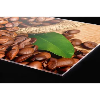 Stavební materiál DIMEX | Plexisklo za kuchyňskou linku PGT-06060-006 | 60 x 60 cm | Káva + Plexisklo za kuchyňskou linku DIMEX v rozměru 60 x 60 cm, motiv Káva