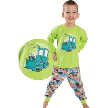 Chlapecké pyžamo Chlapecké pyžamo Betty Mode vel. 86, 122-134 bagr zelené