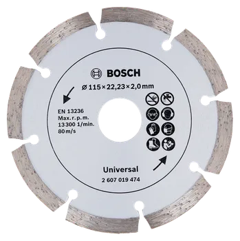 Řezný kotouč Bosch Diamantový řezný kotouč, ø 115 mm 2607019474