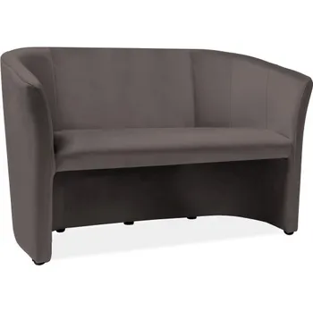 Křeslo SIG Dvoumístná pohovka TM-2 velvet šedá