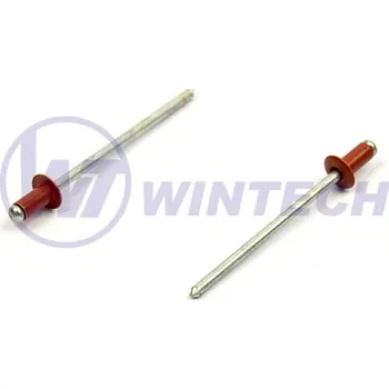 Nýt Nýt DIN 7337 Al/st 4,0 x 8 RAL 8004 Balení: 500 ks KEJSB40008H4K