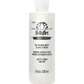 Vodová barva FolkArt Acrylic Paint - Akrylová barva s matným povrchem 236 ml Acrylic: WICKER WHITE