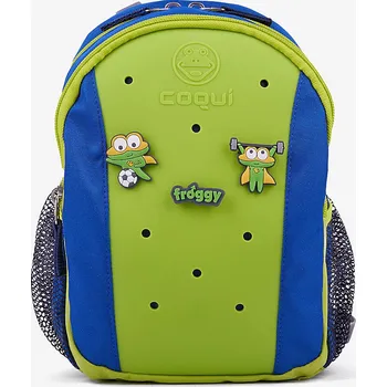 Dětský batoh Chlapecké Dětské batohy COQUI RUCKSY Lime/Royal + Amulet mix