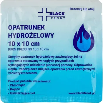 Black Front Hydrogelový obvaz Rozměry: 10 x 10 cm