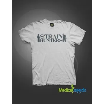 Pánské tričko Triko Strain Hunters Logo - šedá XXXL